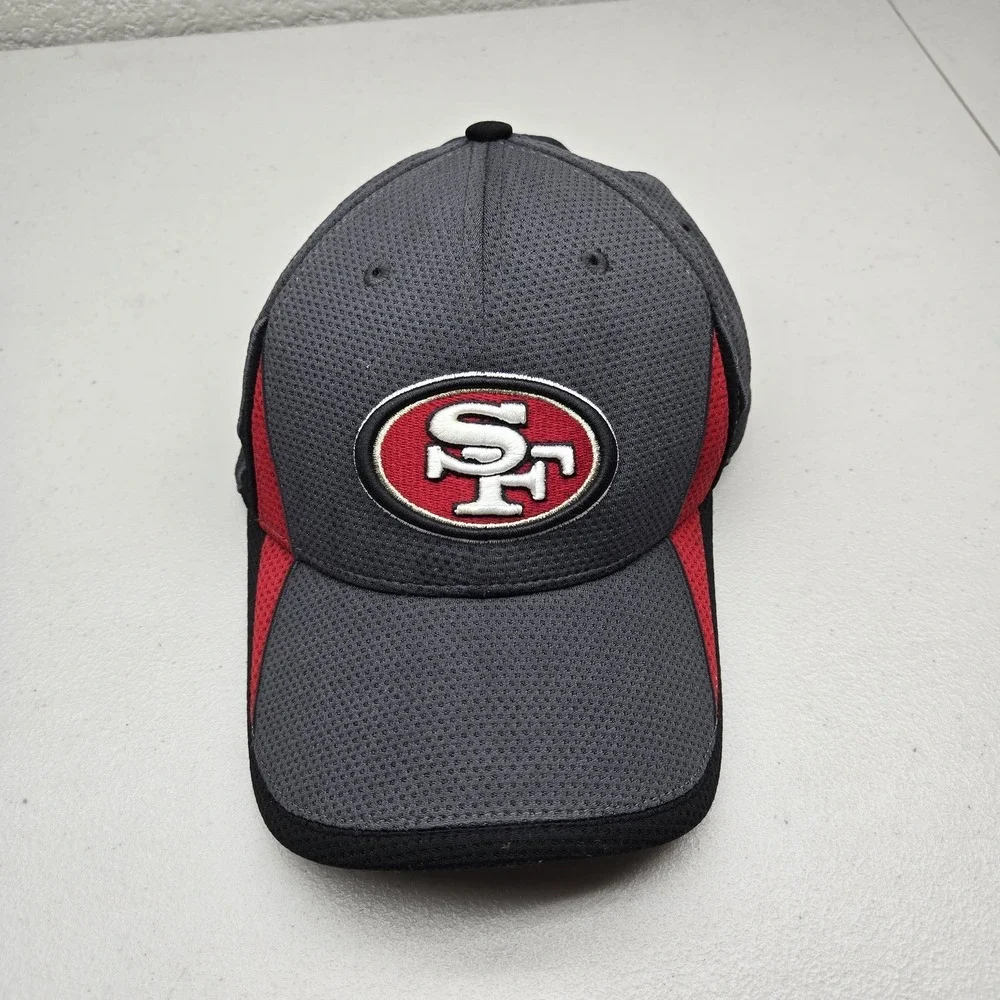 San Francisco 49ers Unisex Baseball Cap SMALL-MEDIUM Grayredblack New Era