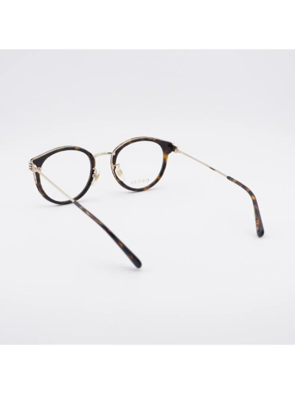 Gucci GG1885OA 002 Eyeglasses Havana/Gold 51mm Square Frame