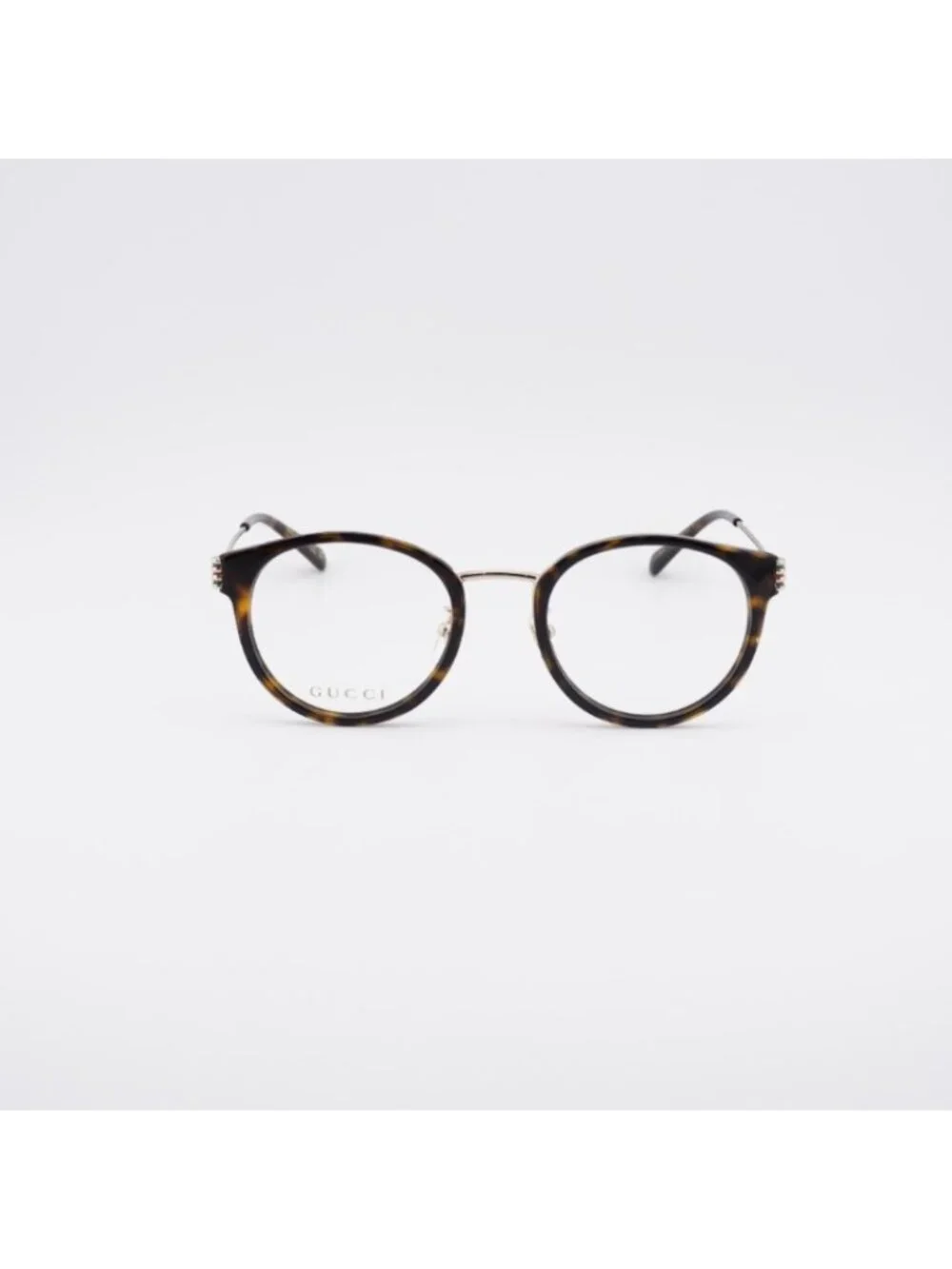 Gucci GG1885OA 002 Eyeglasses Havana/Gold 51mm Square Frame