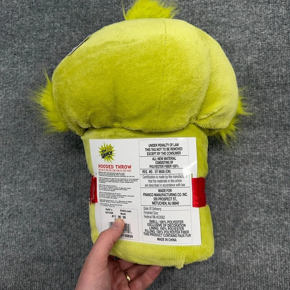 Dr. Seuss grinch hooded