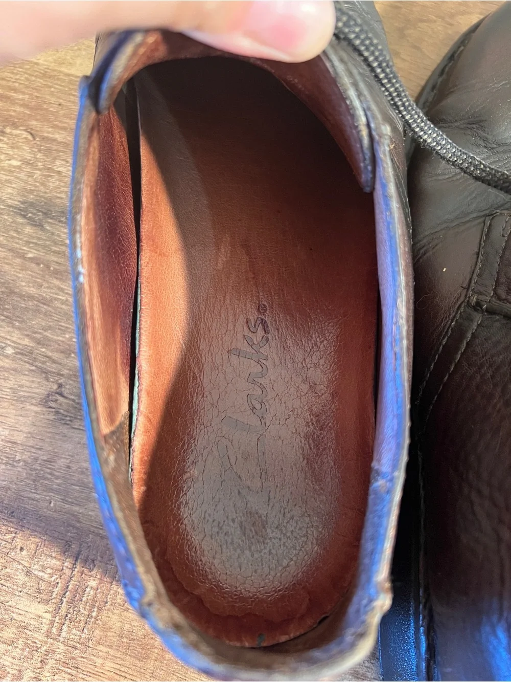 Clarks vintage dark