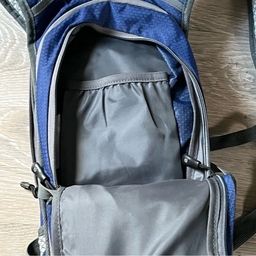FŪL Day BACKPACK Padded Waterproof Cooler Compartment Multi Pockets Blue