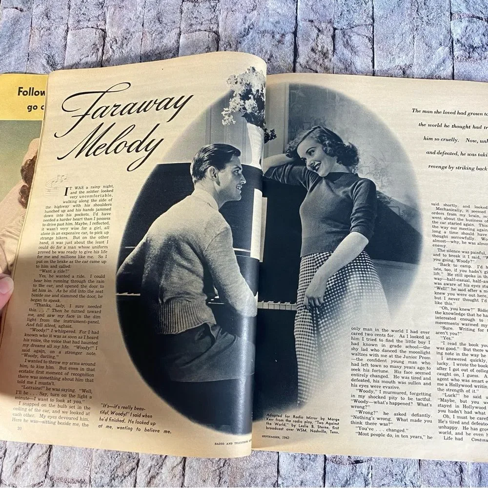 Vintage radio television