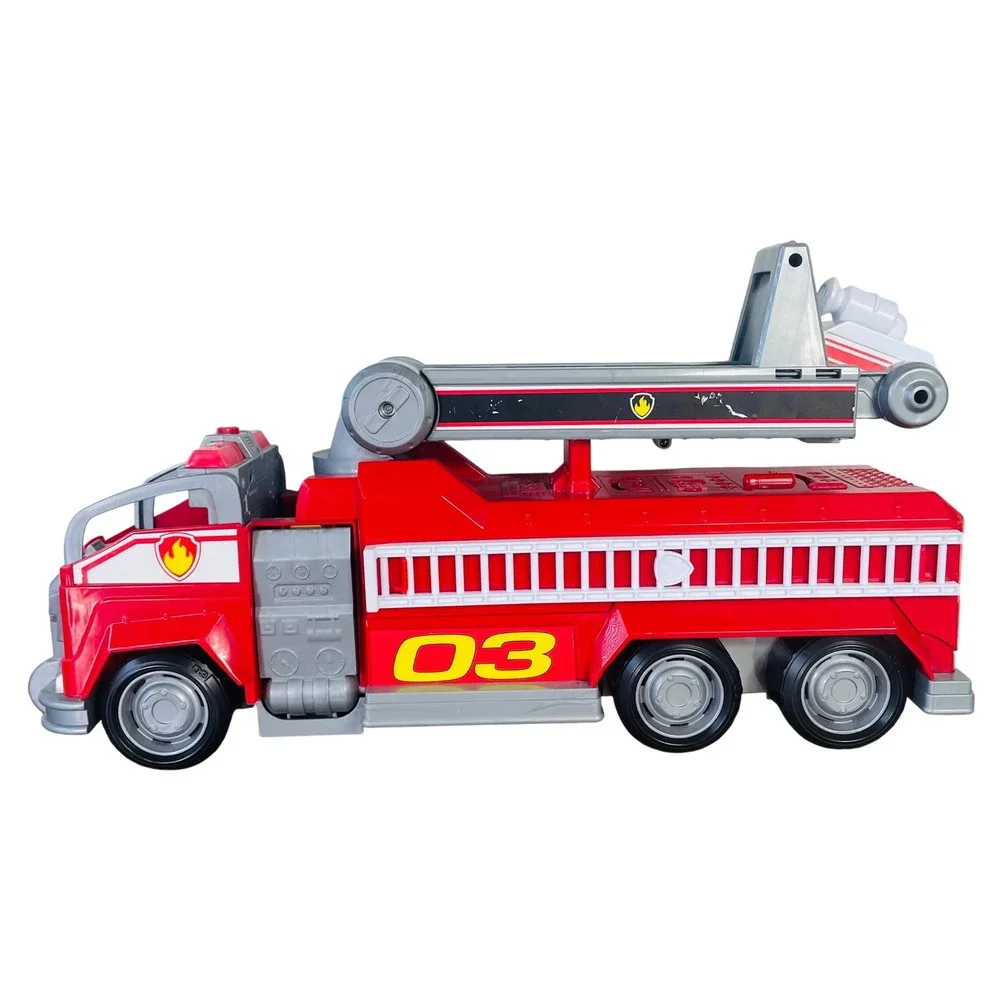Paw Patrol Fire Truck 03 Ladder Rescue Vehicle Toy Red‎ Marshall Engine