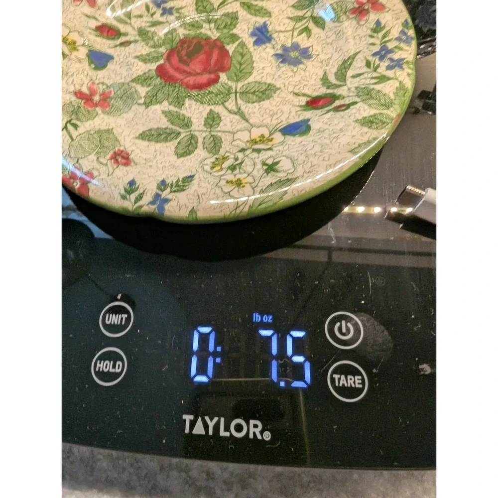 Zeller‎ Keramik German Floral Saucer Plate