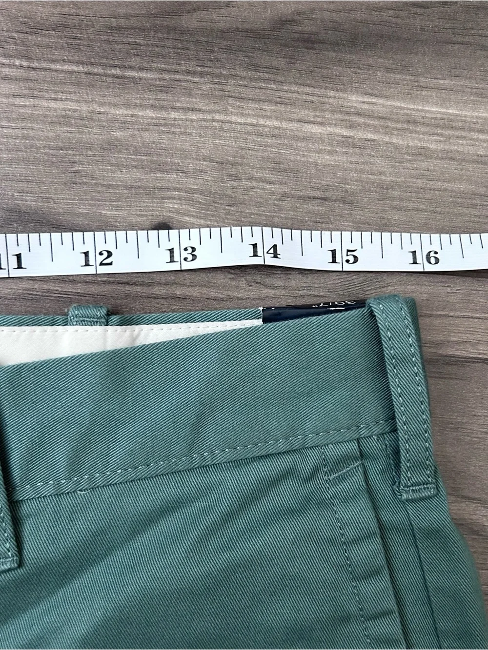 J.CREW Casual Chino Shorts Size 31 7” Inseam Green Style L0923 New
