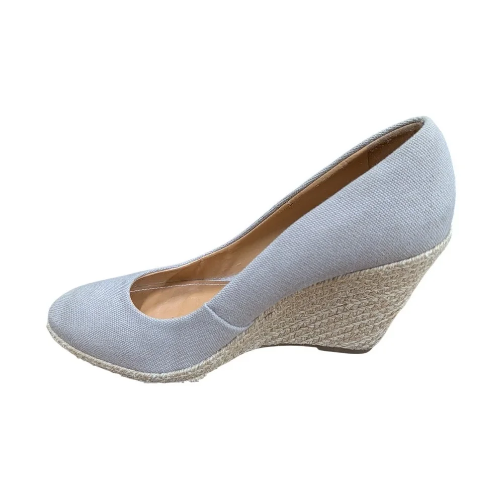 SCHUTZ canvas wedge