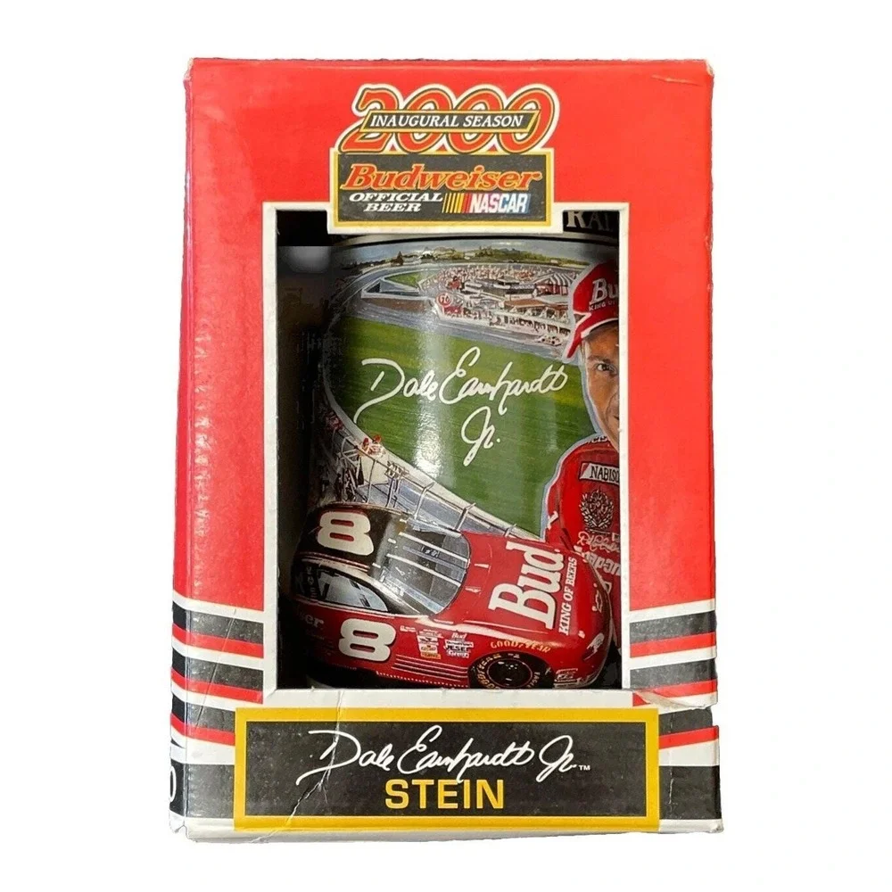 Dale Earnhardt Jr Budweiser Nascar 2000 Inaugural Season‎ Official Beer Stein