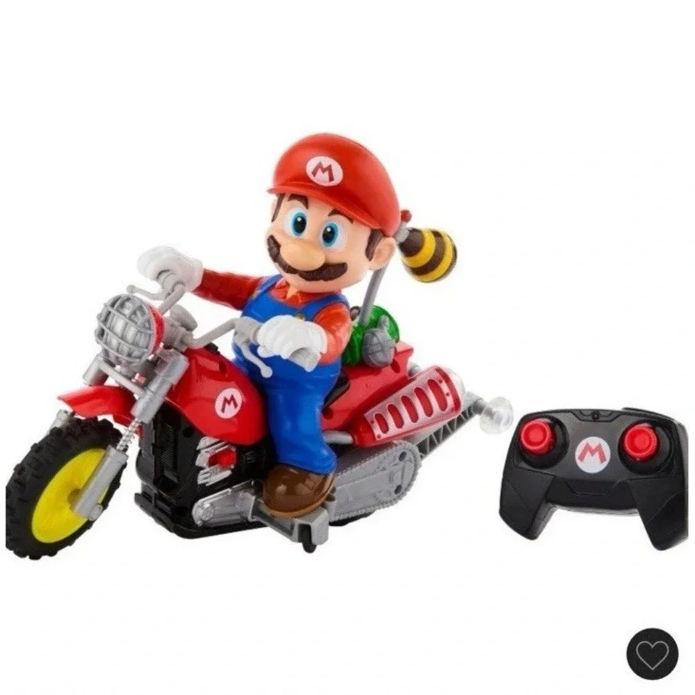 HOT Wheels Mario Wheelie Motocross RC Motorcycle Super Mario Galaxy‎ Movie