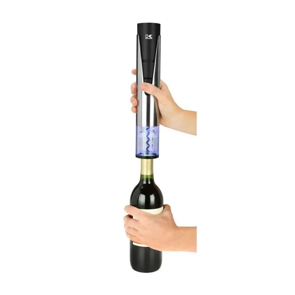 Kalorik 2-in-1 Wine Opener and Preserver - Stainless Steel - New In Box‎