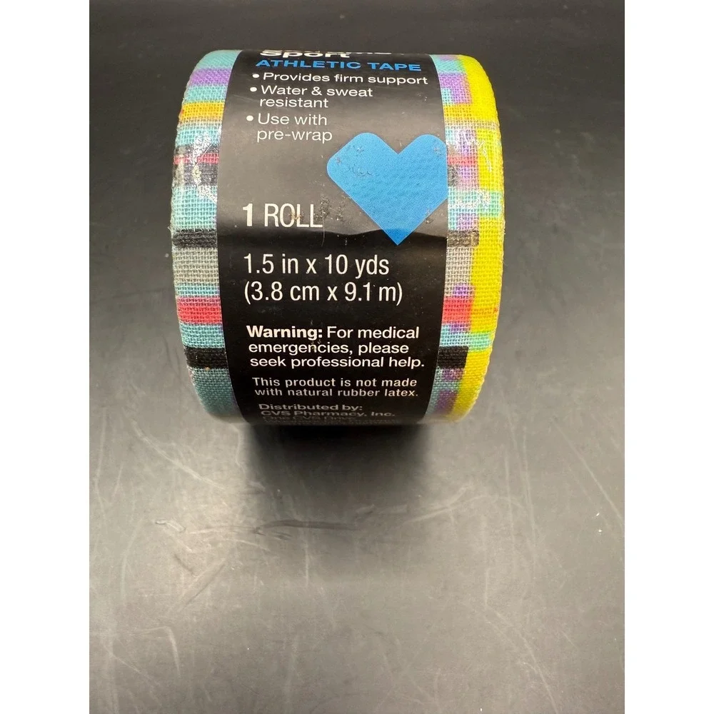 CVS Health Extreme Sport Athletic Tape 1.5 in x 10‎ yds Water Sweat Resistant