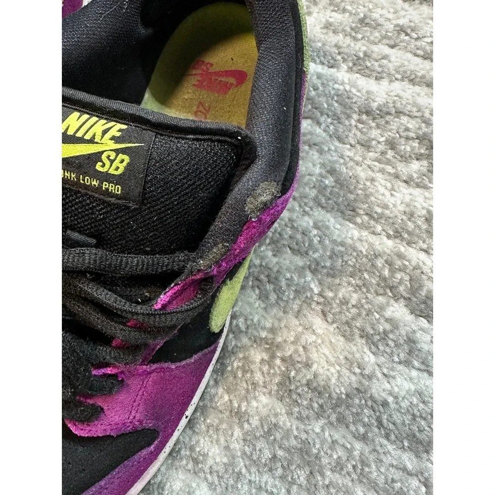Nike SB Dunk Low‎ Pro Mens 9 Purple Red Plum BQ6817-501 ACG Terra Suede Sneaker