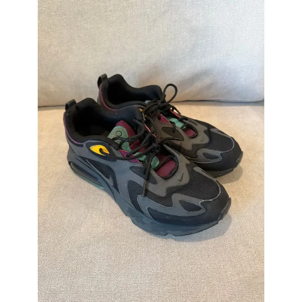 Nike Air Max 200‎ Running Shoes Black Anthracite Bordeaux AQ2568-001 SZ 10