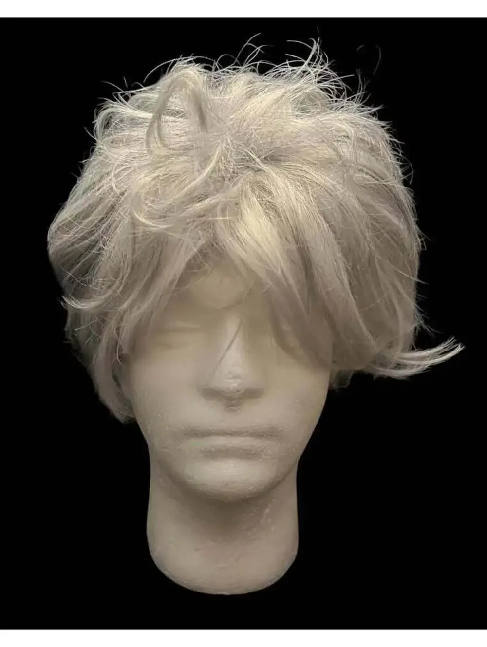 Short Silver Grey Layered Cosplay Wig