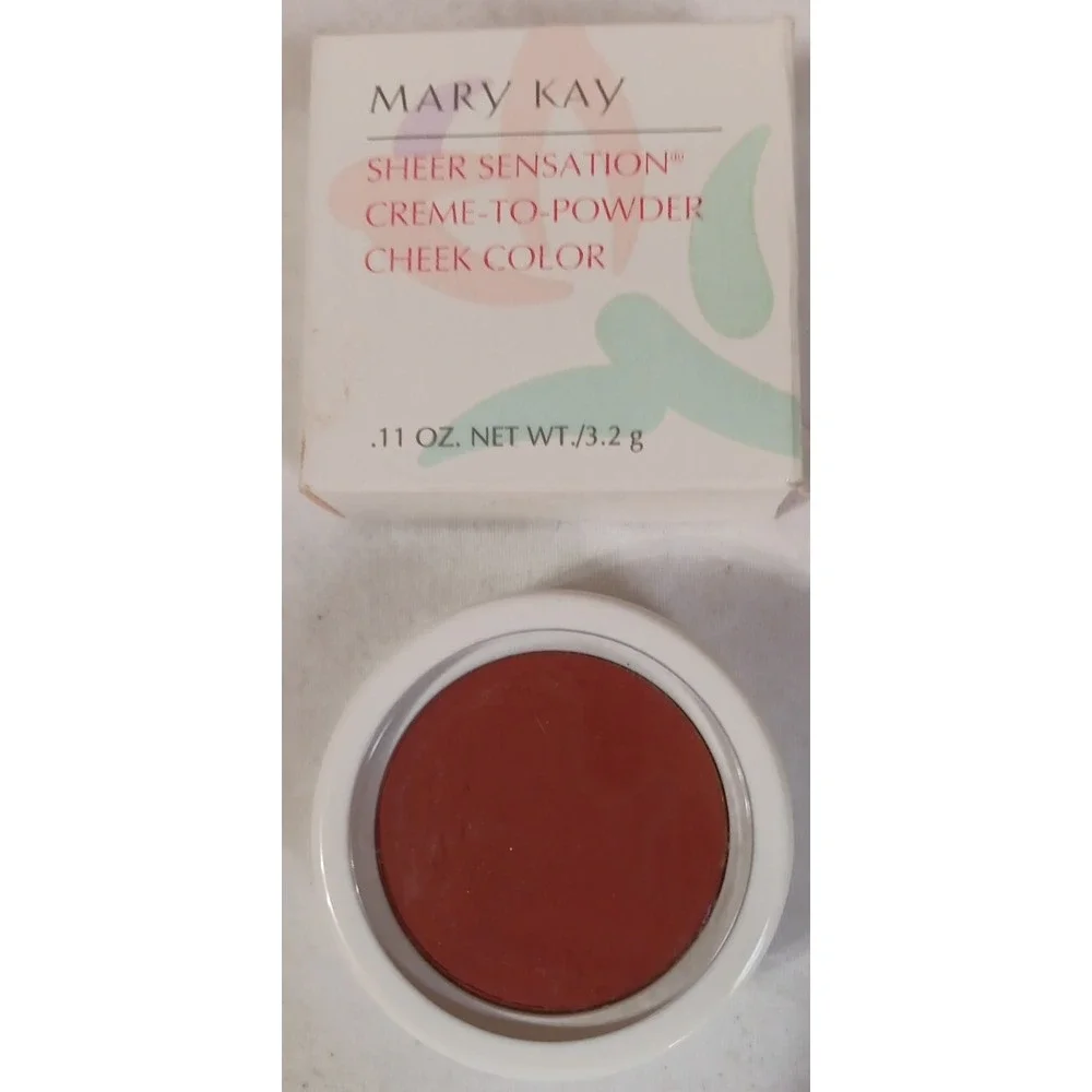 Mary‎ Kay Sheer Sensation Creme-To-Powder Cheek Color Melrose Mauve .11 Oz NOS