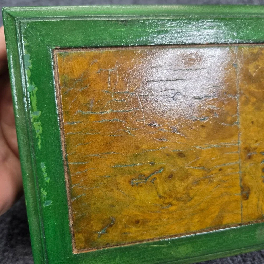 Nintendo‎ The Legend of Zelda Link Hand Painted Wooden Trinket Box Art OOAK Gift