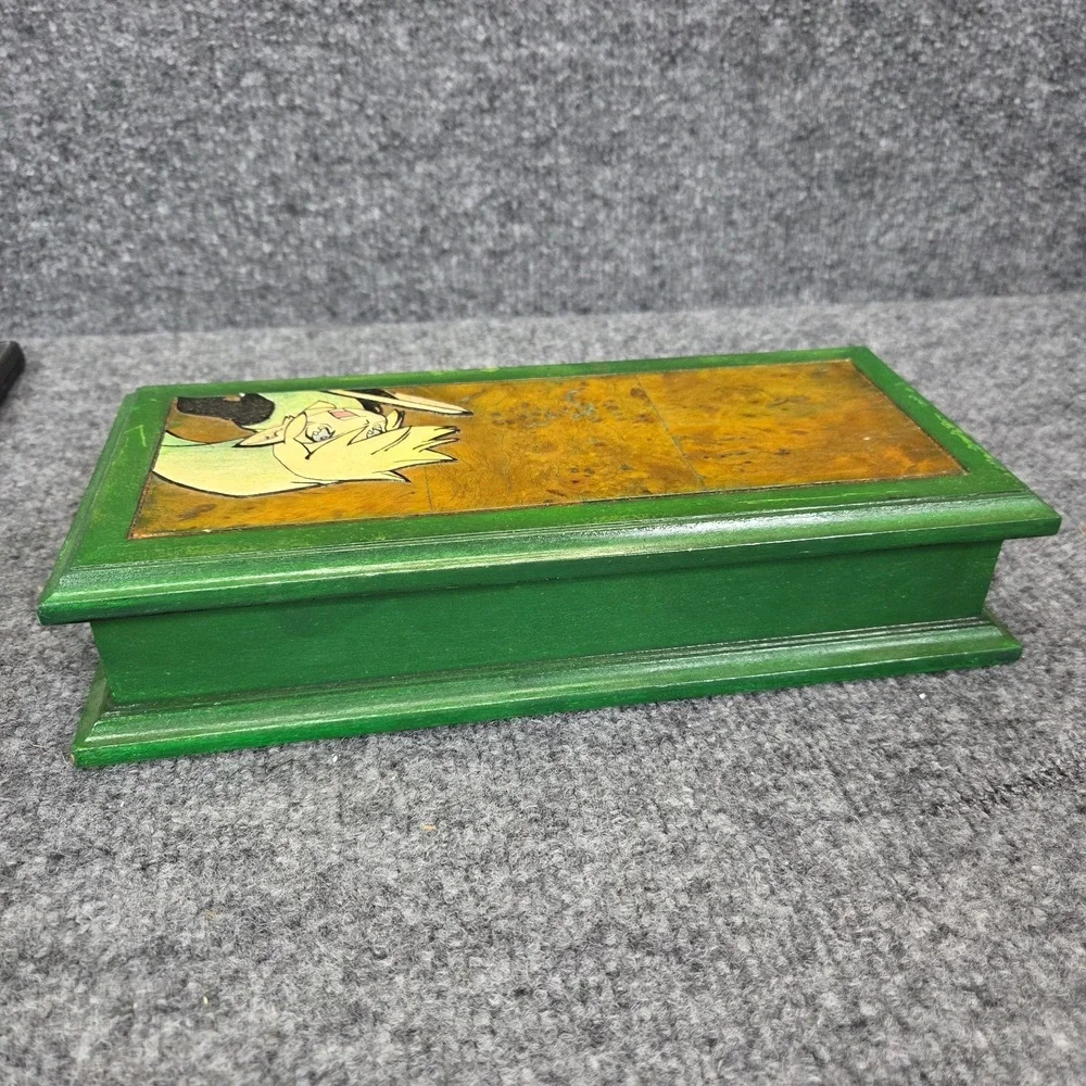 Nintendo‎ The Legend of Zelda Link Hand Painted Wooden Trinket Box Art OOAK Gift