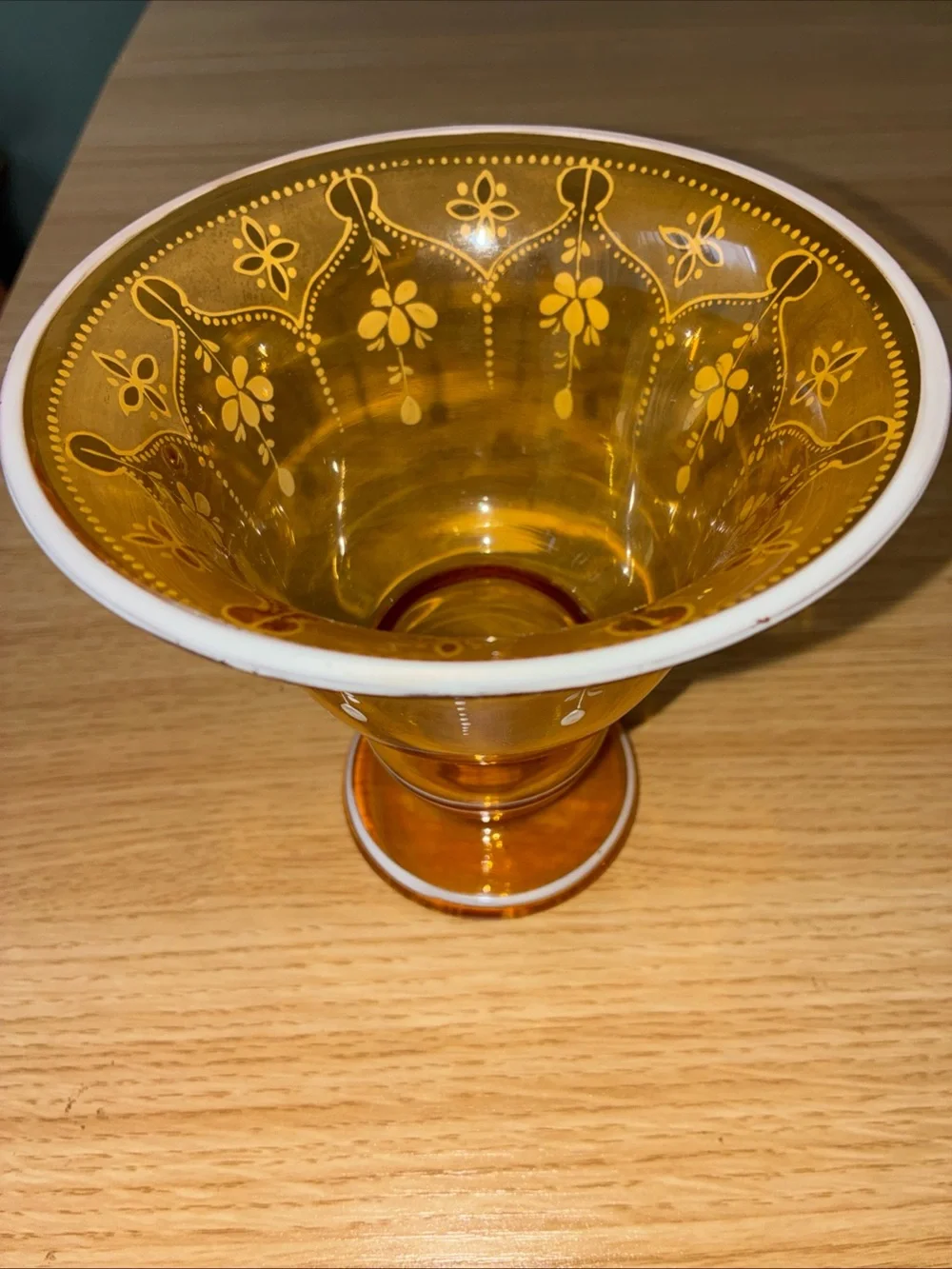 Bohemian amber glass