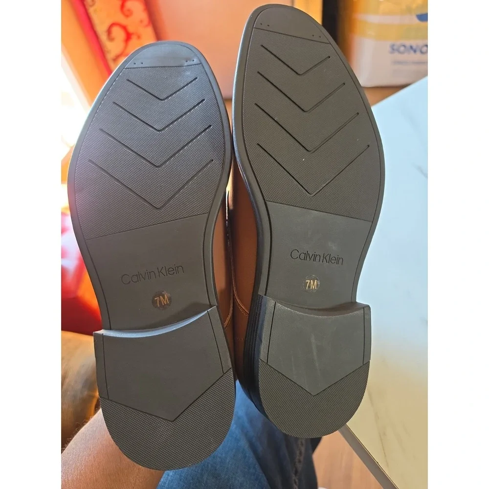 Calvin Klein leather calf shipped