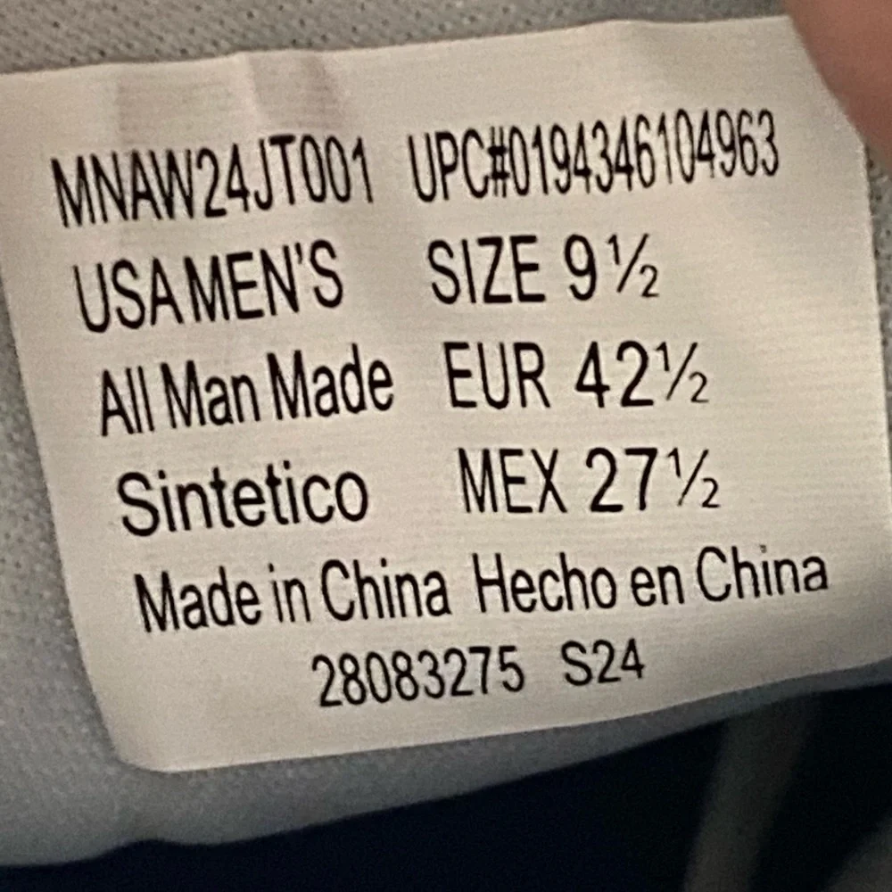 Athletic Works Shoes Mens 9.5‎ Grey Breathable Fabric Upper Lightweight Sneakers
