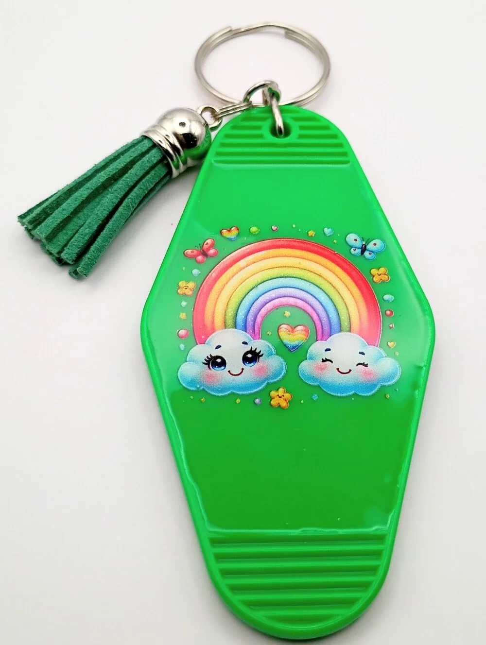 Handmade bright green