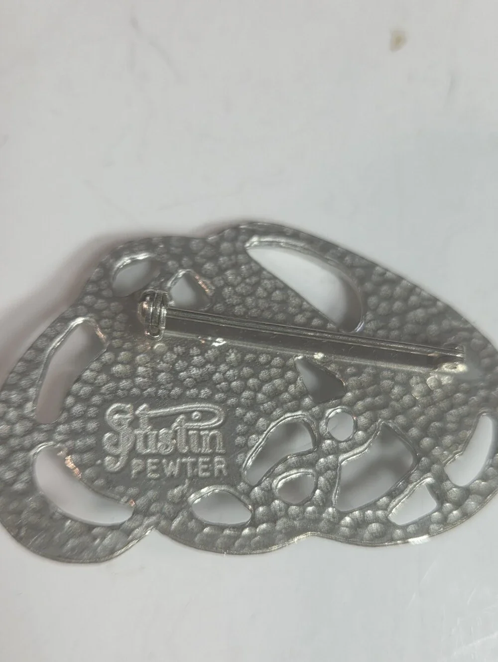 st justin pewter good preowned