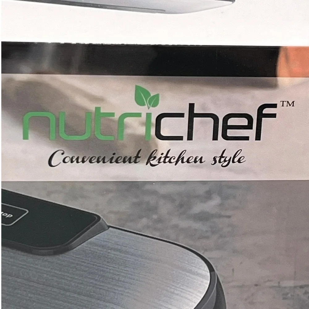 NutriChef Vacuum Sealer PKVS20STS Silver New Stainless Steel Food Preserver