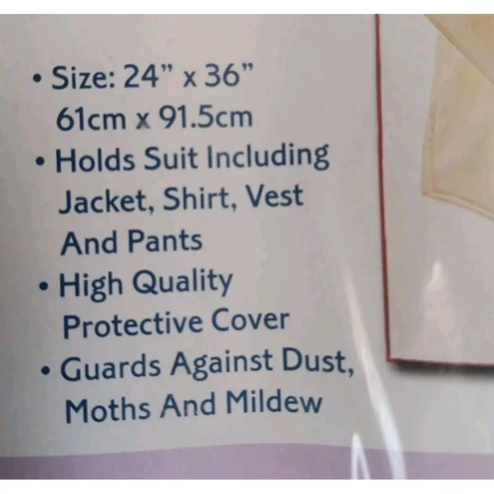 2 Suit Storage Bags 24