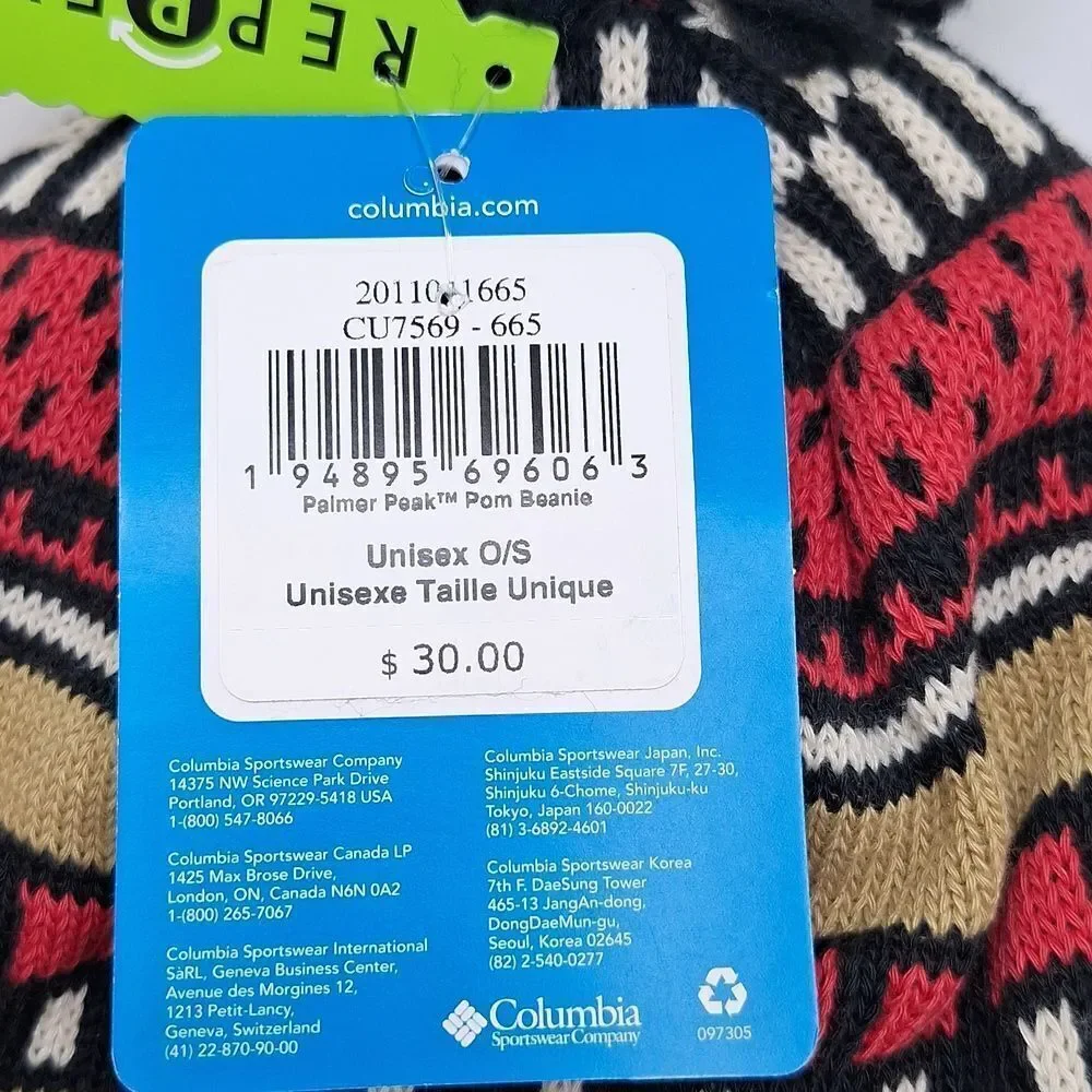 Columbia 100% polyester