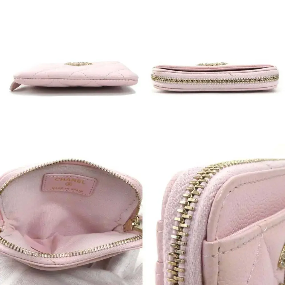 CHANEL pink caviar