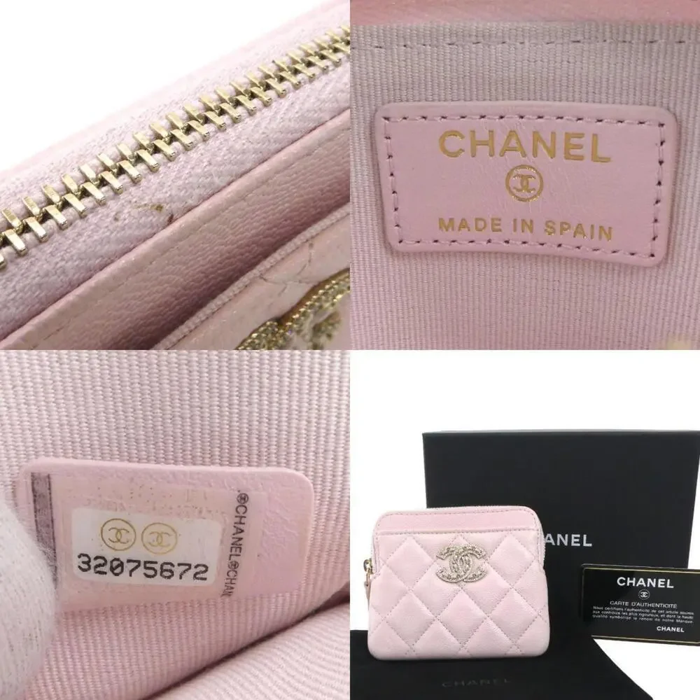 CHANEL pink caviar