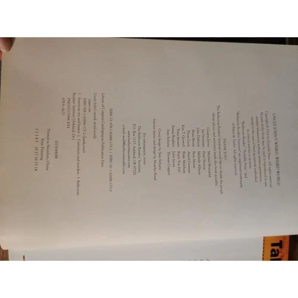 Uncle Johns this hardcover