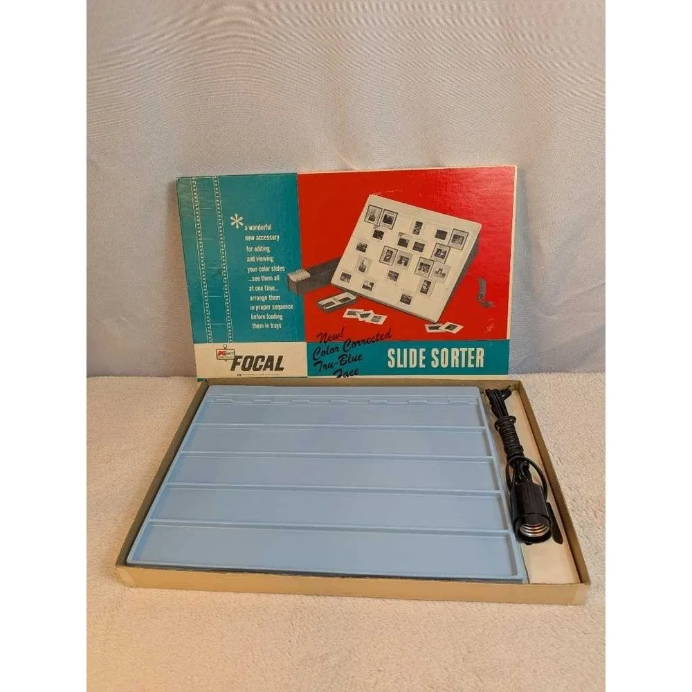 Focal SLIDE SORTER Color‎ Corrected Tru-Blue Face Kmart Vintage Accessory
