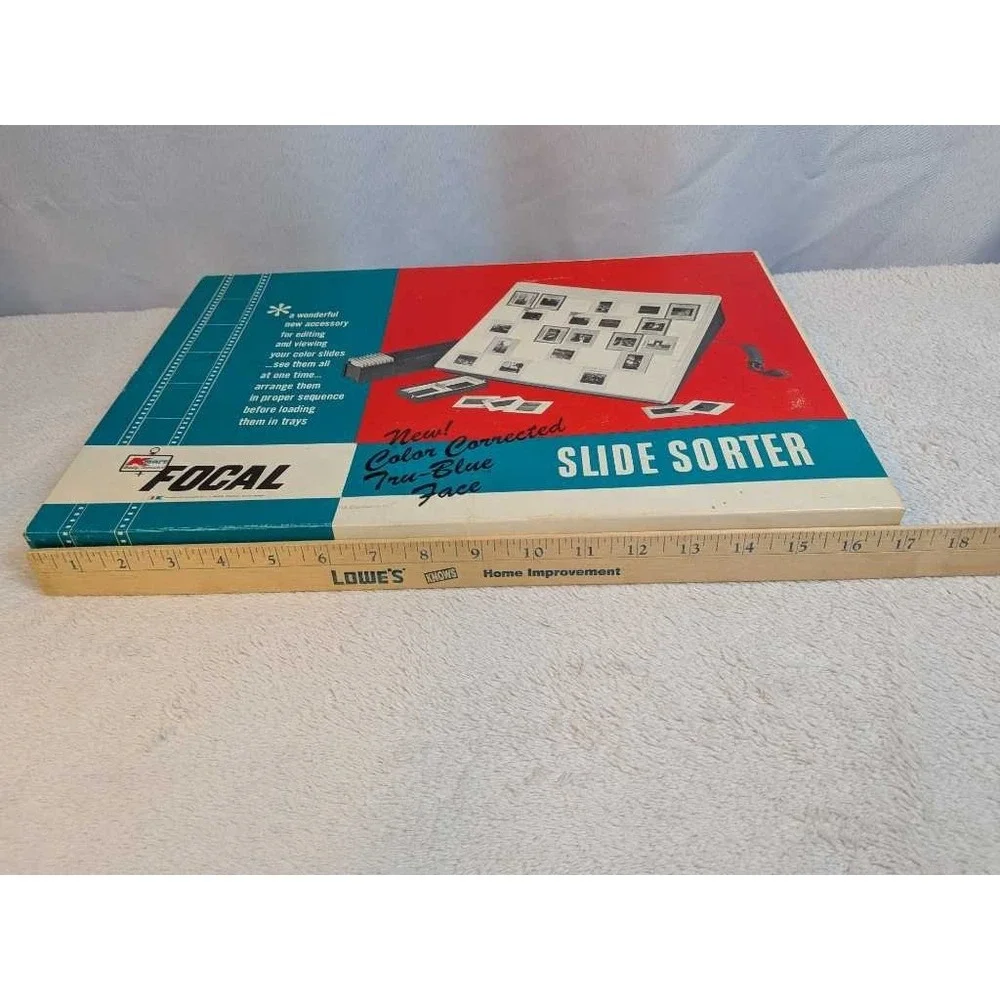Focal SLIDE SORTER Color‎ Corrected Tru-Blue Face Kmart Vintage Accessory