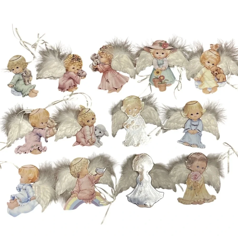 Bradford Exchange:Small Blessings Porcelain Angel Ornament 