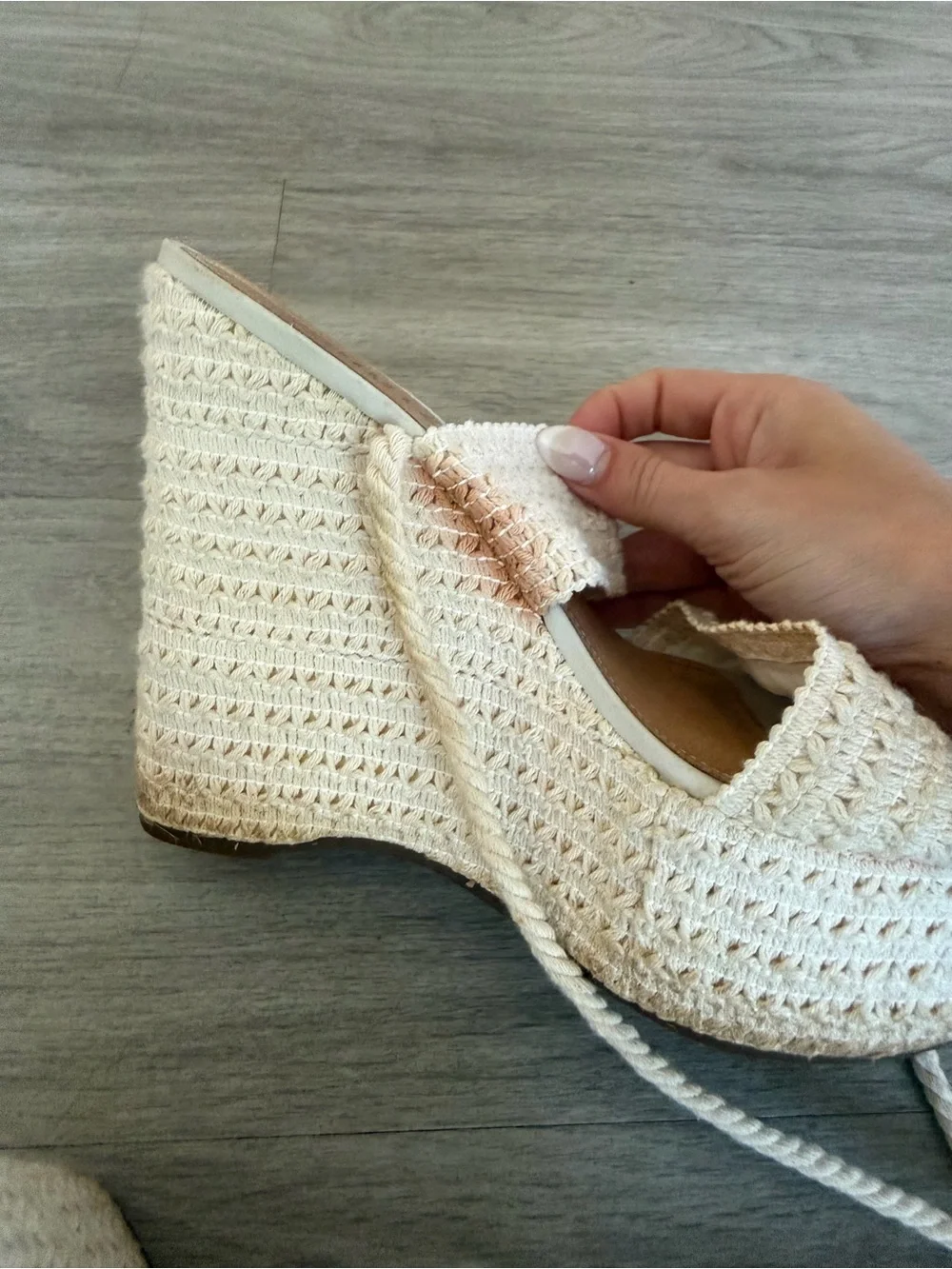 SCHUTZ cream woven