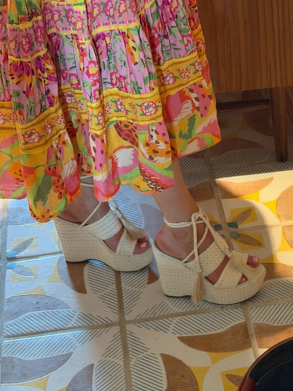 SCHUTZ cream woven