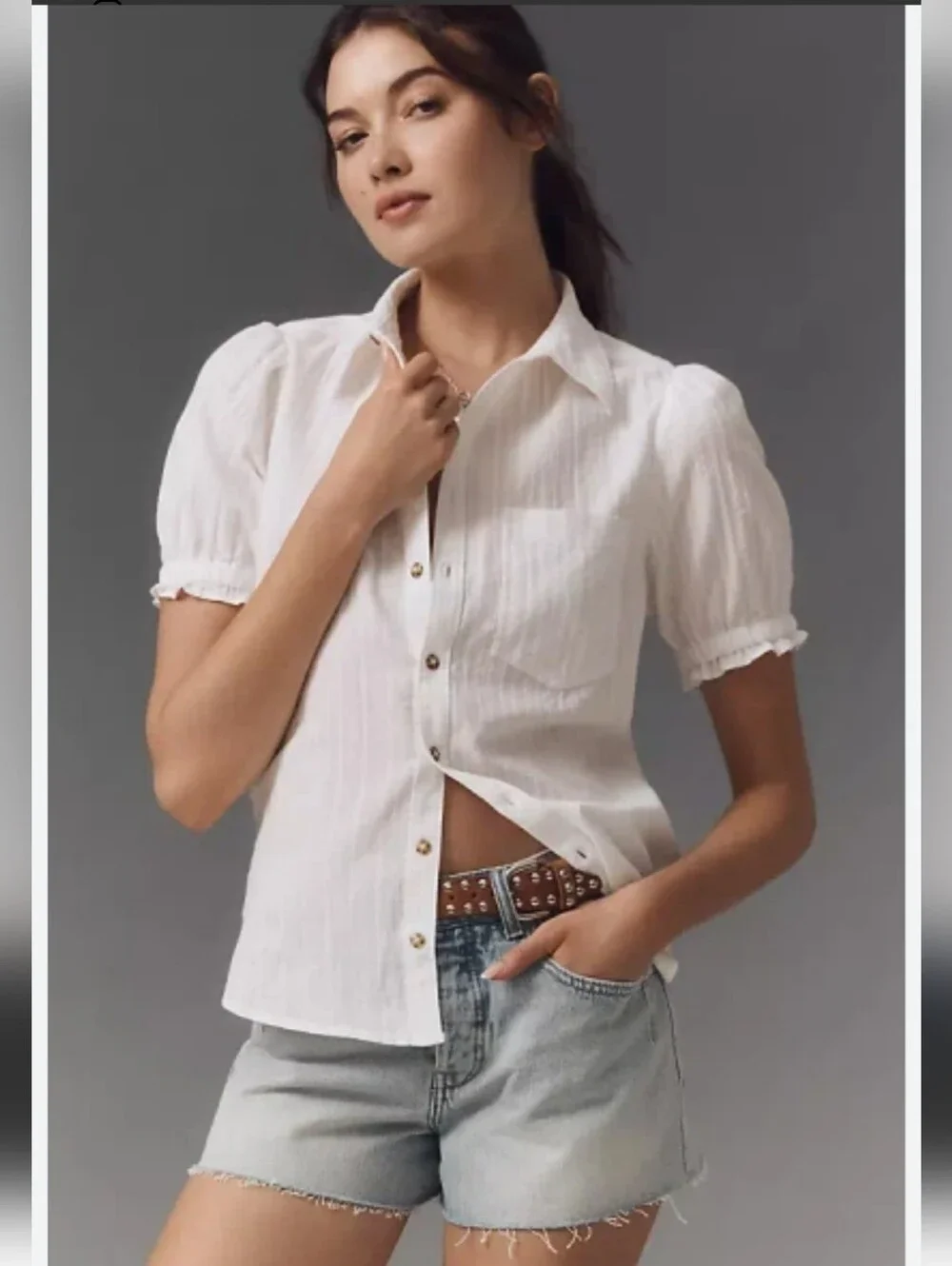 Anthropologie lightweight linen