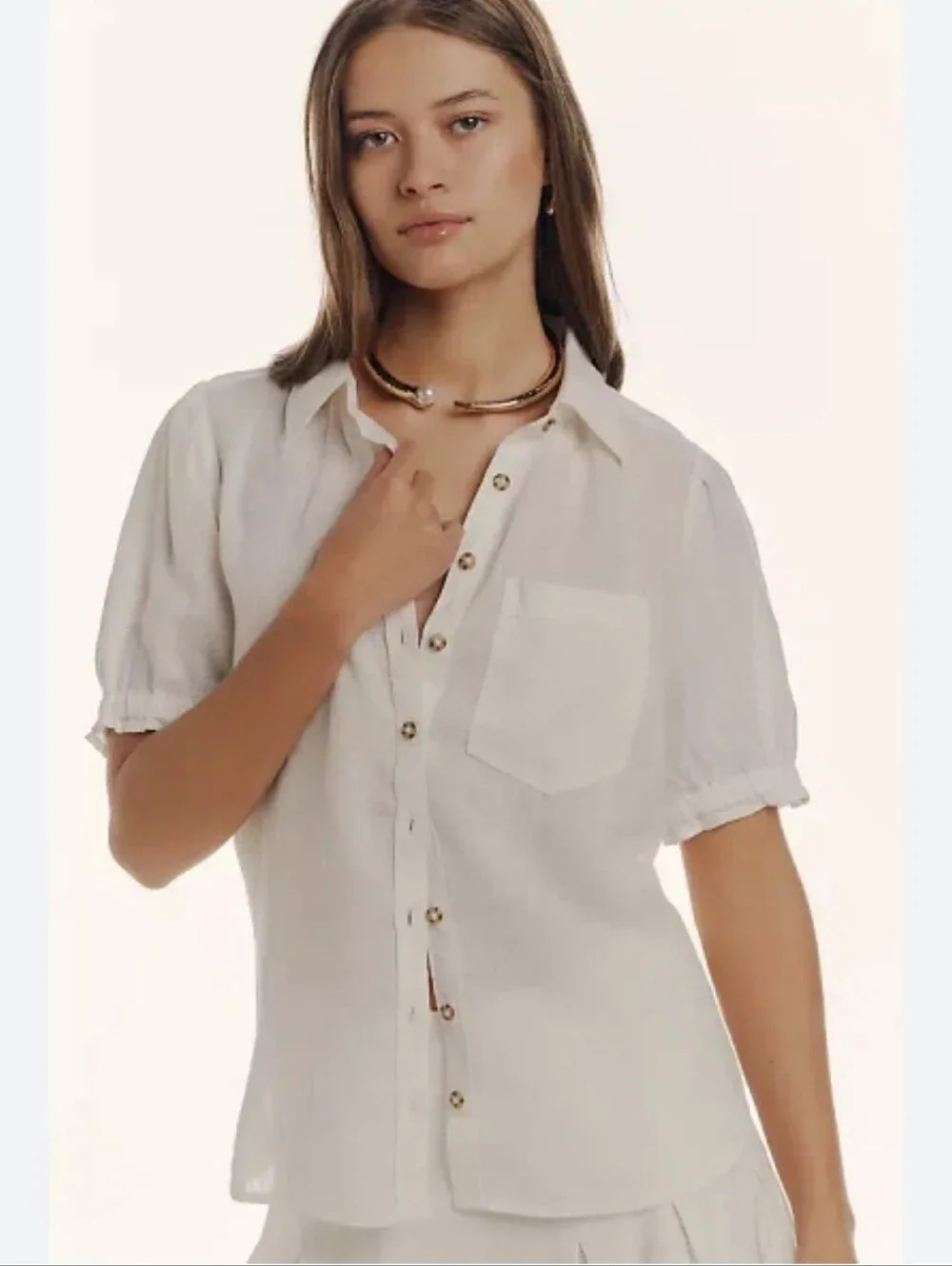 Anthropologie lightweight linen