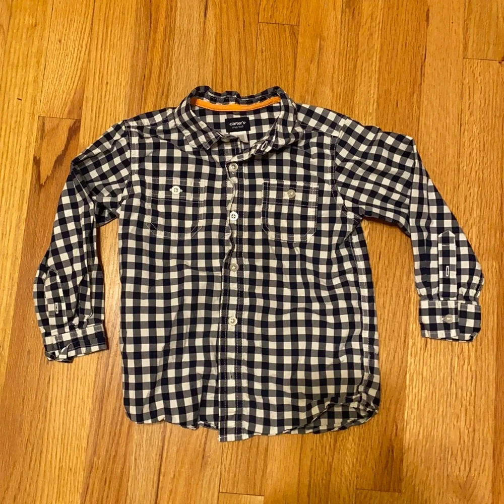 Carter’s Navy/White Buttondown Shirt