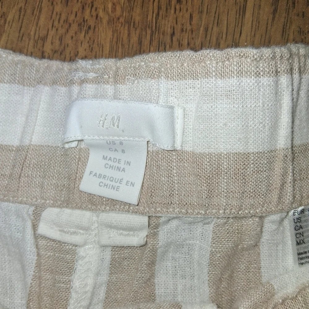H&M white tan