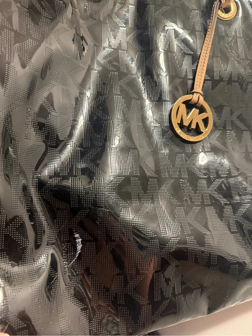 Michael Kors shiny black