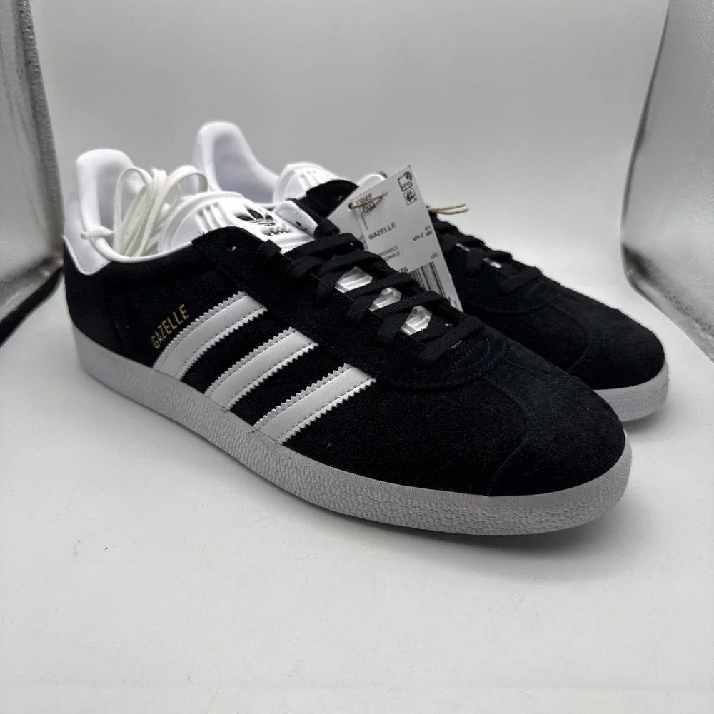 ADIDAS Originals Classic Gazelle Core Black Cloud White Gold‎ BB5476 Men 10 NWB
