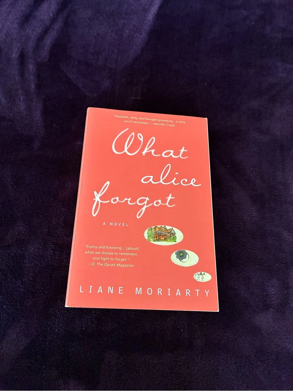 What Alice Forgot by Liane Moriarty - Coral Cover