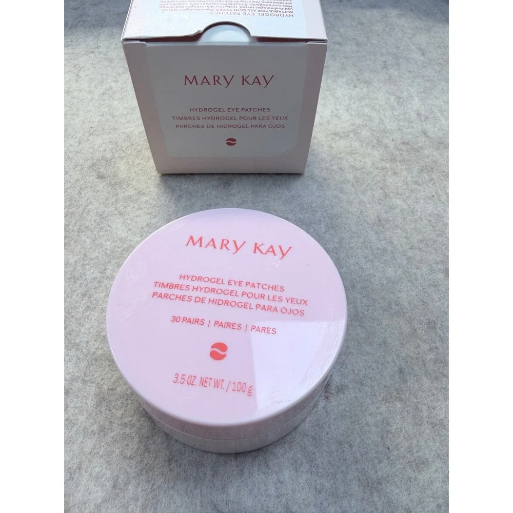 Mary Kay Hydrogel Eye Patches Womens 30 Pairs Pink Hydrating Cooling Refreshing