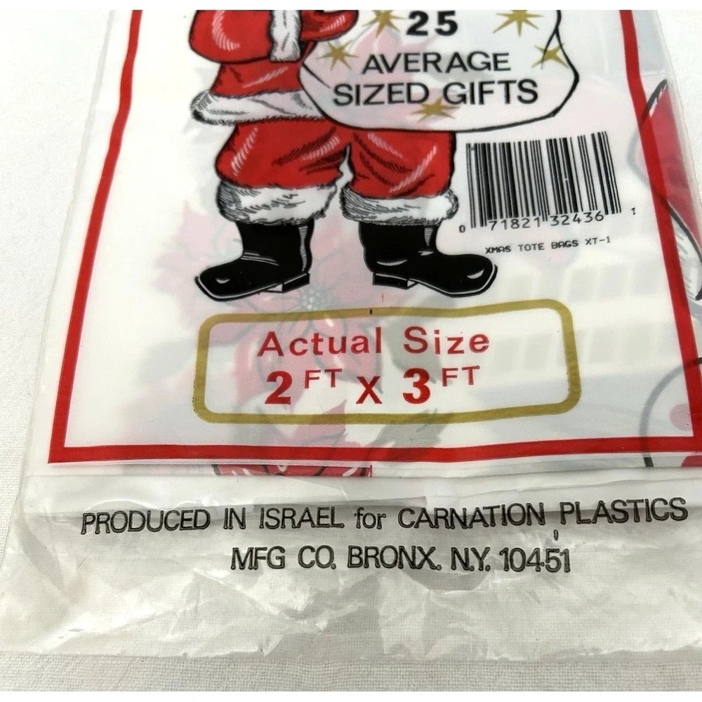 Carnation Plastics vintage santa