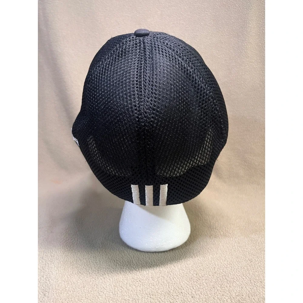 Adidas Adizero TaylorMade Golf Hat Black Blue Mesh Performance Cap Mens Stretch