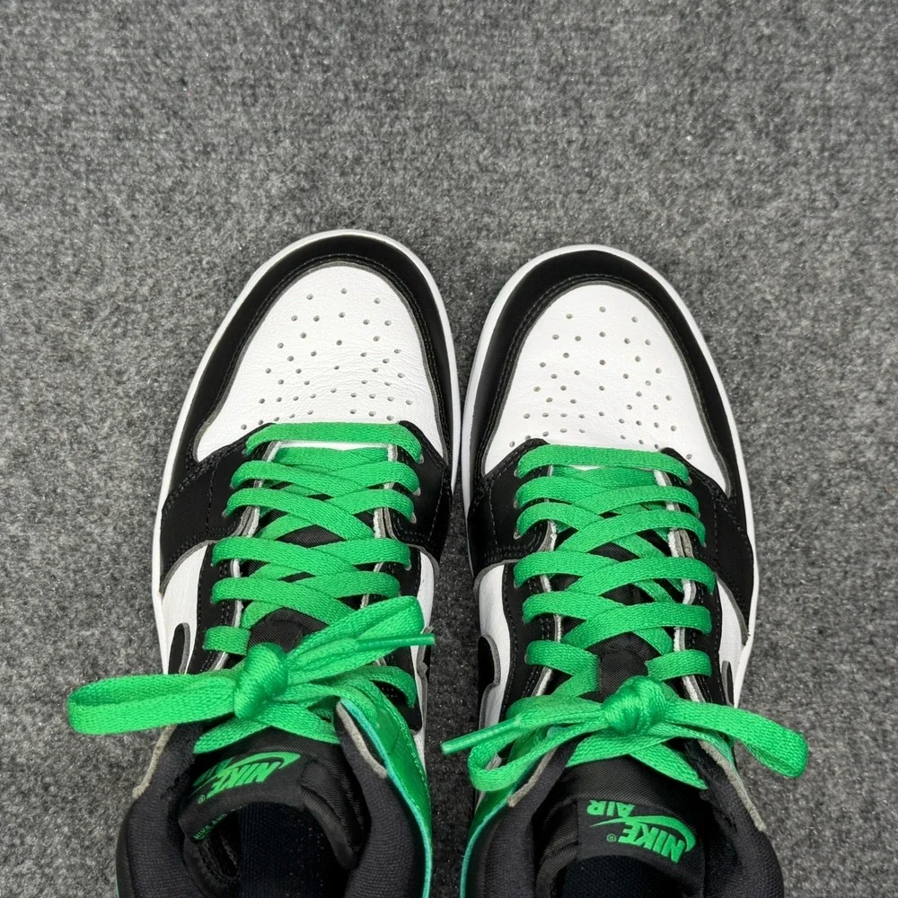 Jordan 1 Retro High OG Shoes Men's 8 Lucky Green Athletic Basketball Sneakers