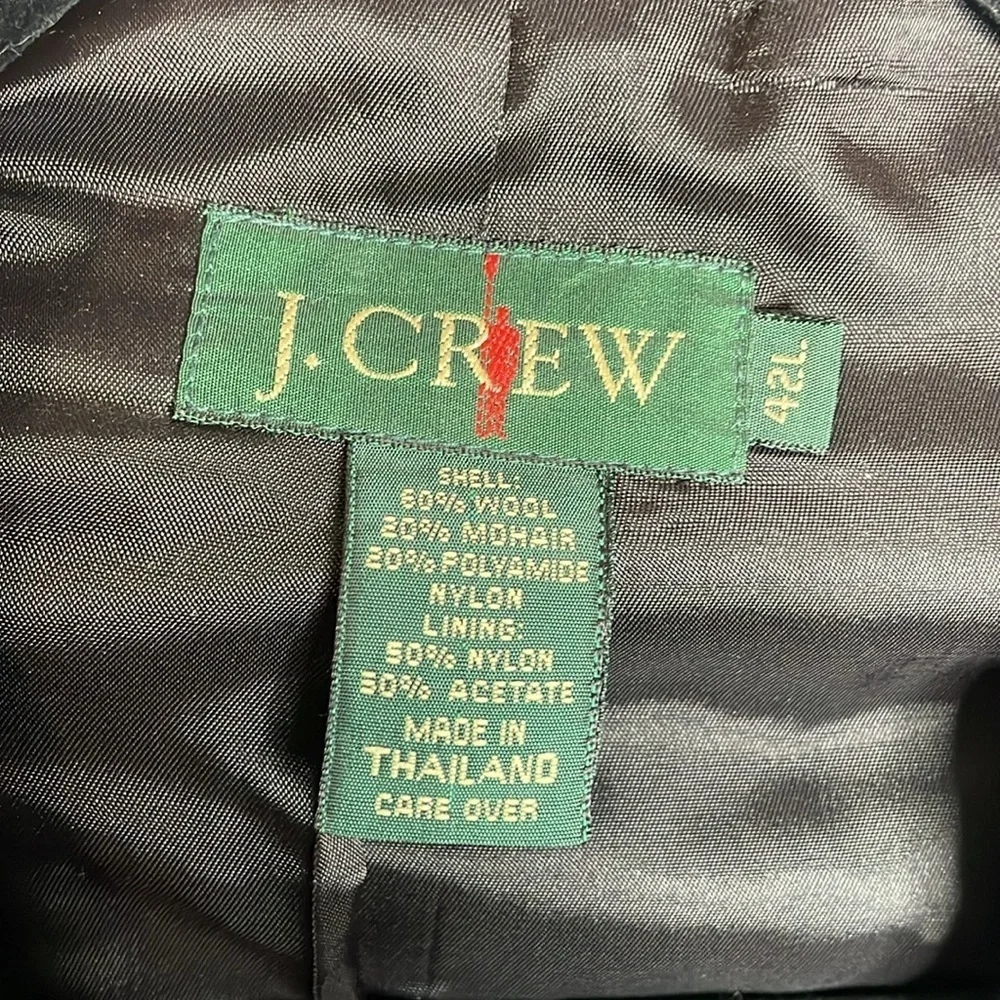 J. Crew | Vintage Oarsman Men’s Wool & Mohair Blend Blue Blazer Jacket Size 42L