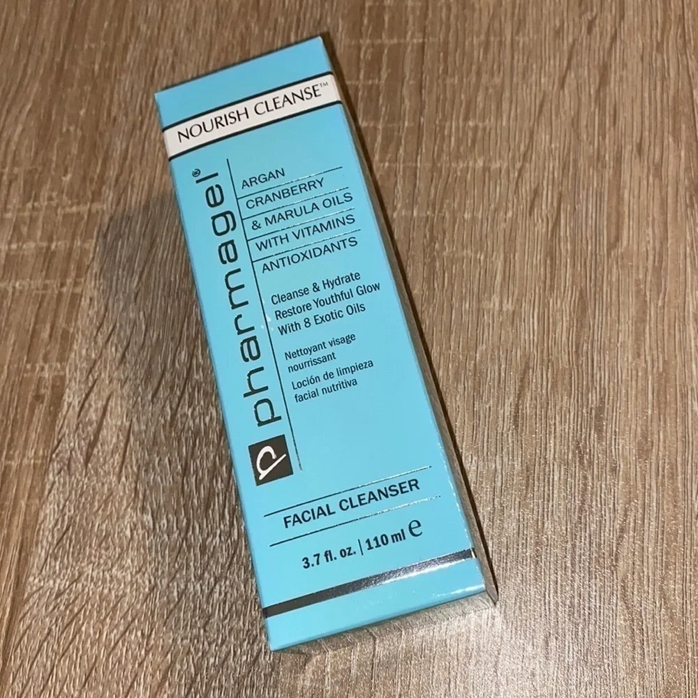 Pharmagel facial cleanser NEW hydrates youthful‎ glow argan oil antioxidants